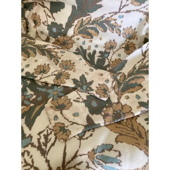 Sioni NWOT Mock Neck Sweater Beige with Floral X Large - Picture 5 of 6